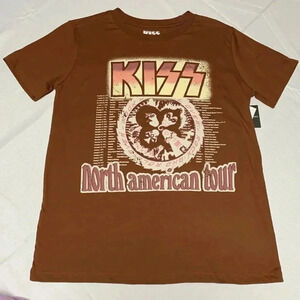 Grayson Threads Women’s KISS tour Tee-shirt,T-Shirt,Size S.